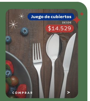 Juegos de cubiertos desde $14.529